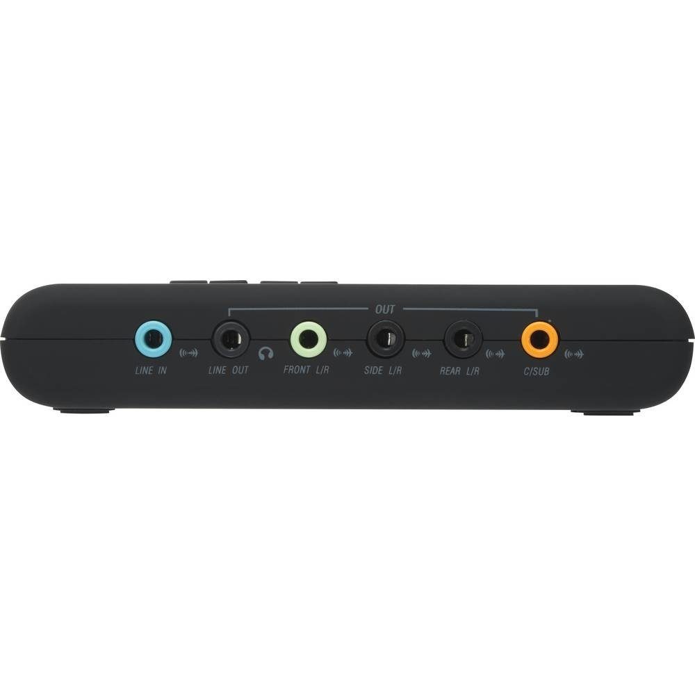 Renkforce Externe USB 7.1 Kanal Soundkarte USB RF-4355800 Soundkarte, Digitalausgang, externe Lautstärkenregelung