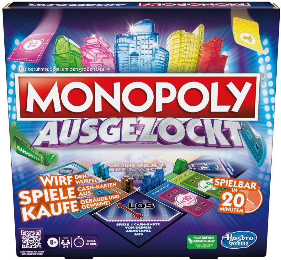 Gesellschaftsspiel Hasbro Hasbro Gaming, Spiel, Monopoly Ausgezockt