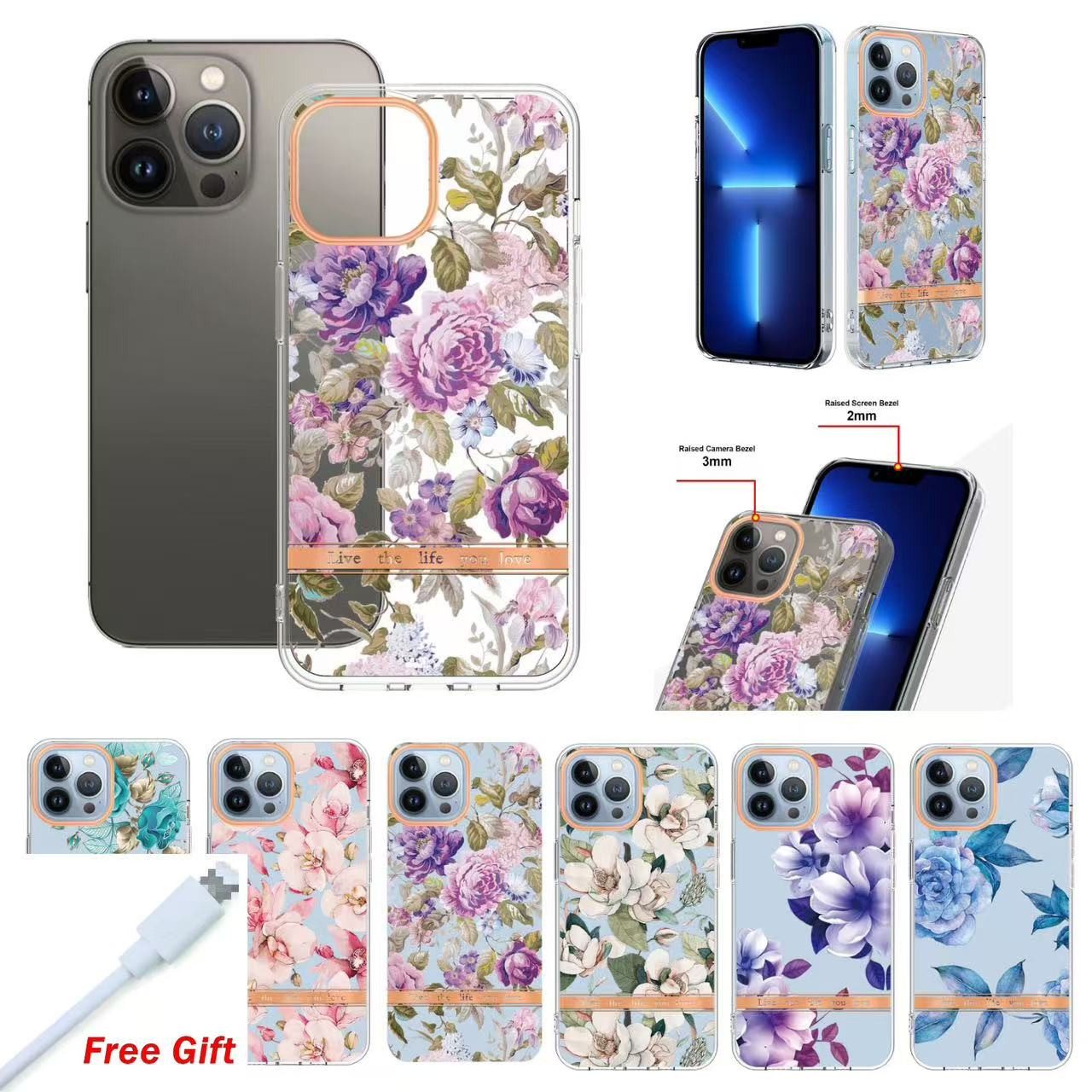 trends for living Handyhülle Hülle Tasche Cover für iPhone X XS 12 13 14 15 16 Pro Max Plus Magsafe