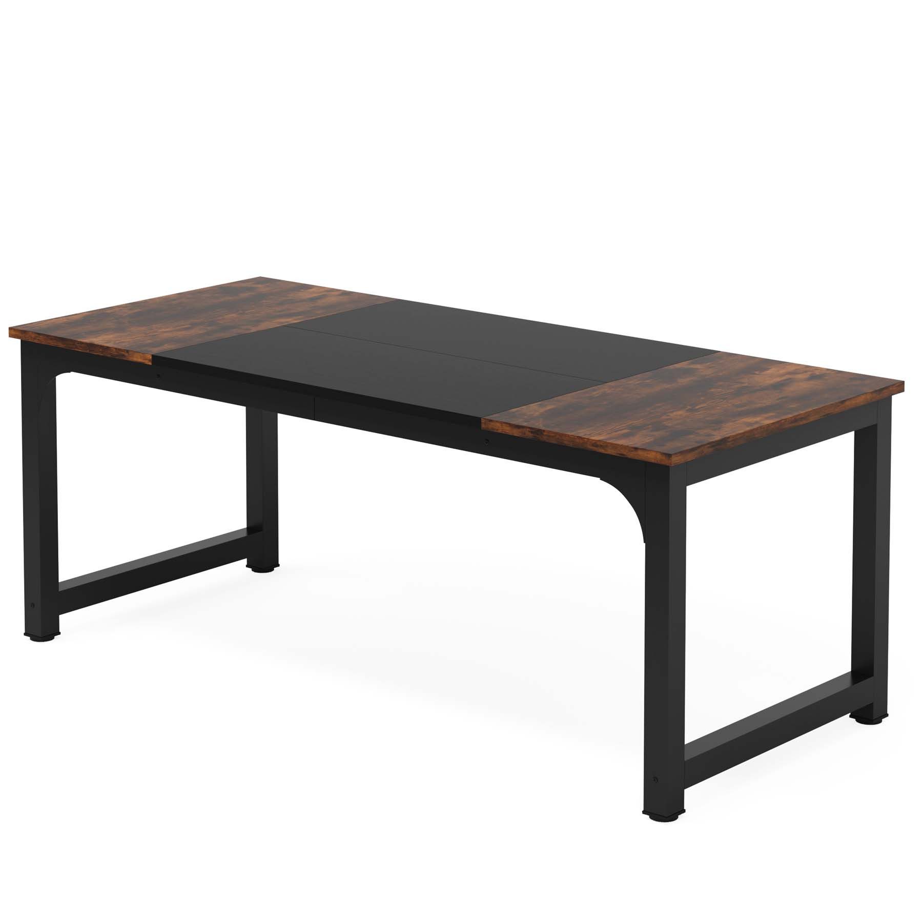 Tribesigns Arbeitstisch 160/180x80 cm, großer Industrial günstig online kaufen