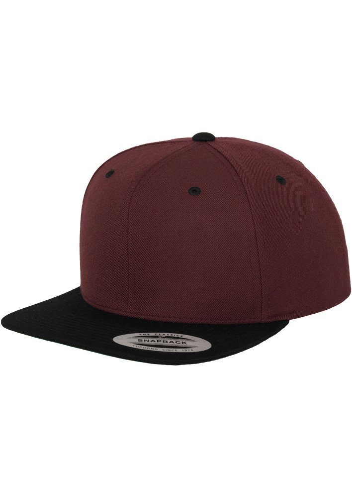 maroon / black