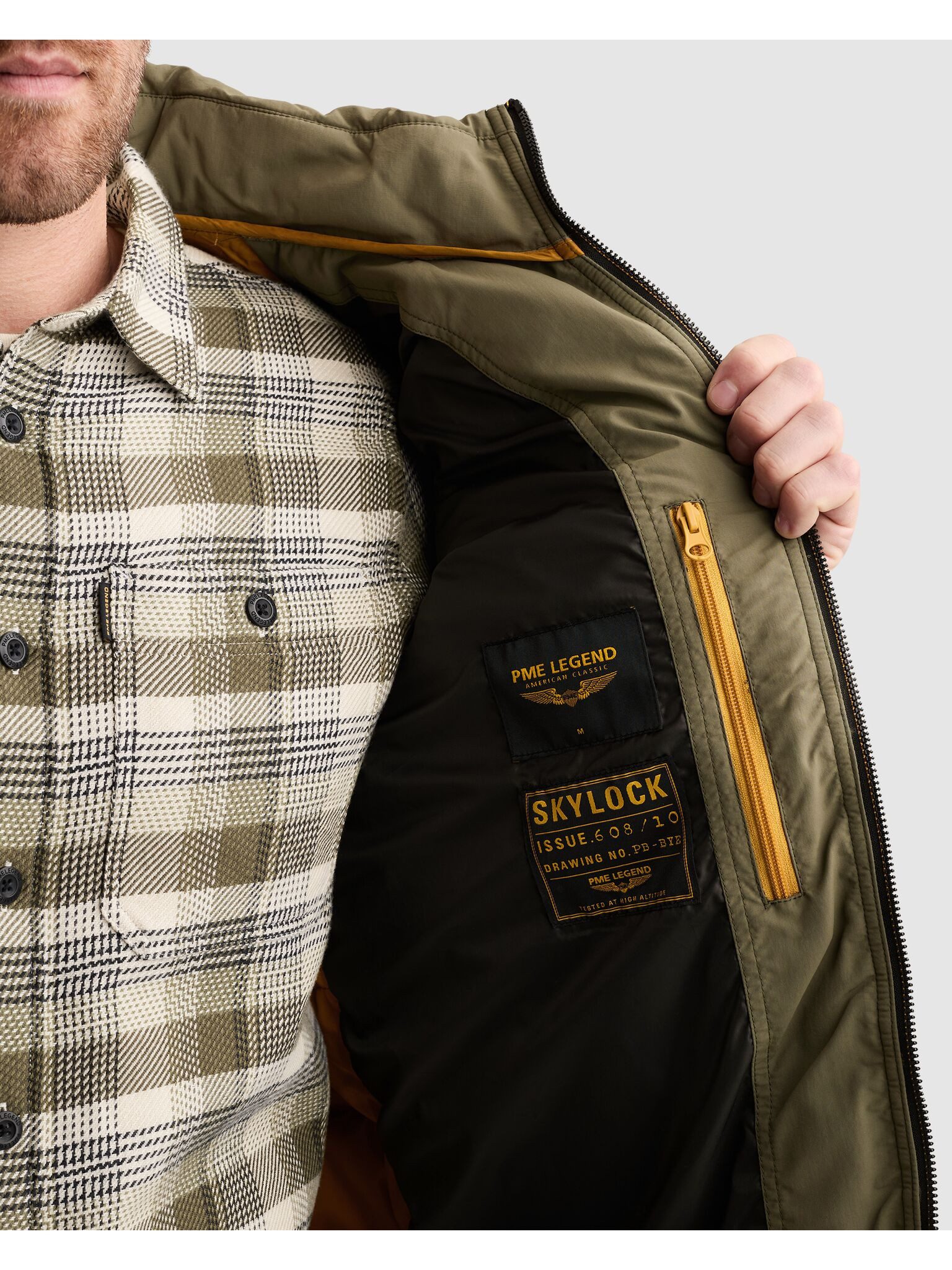 PME LEGEND Outdoorjacke wasserabweisend, mit horizontaler Steppung – Bild 4 von 5