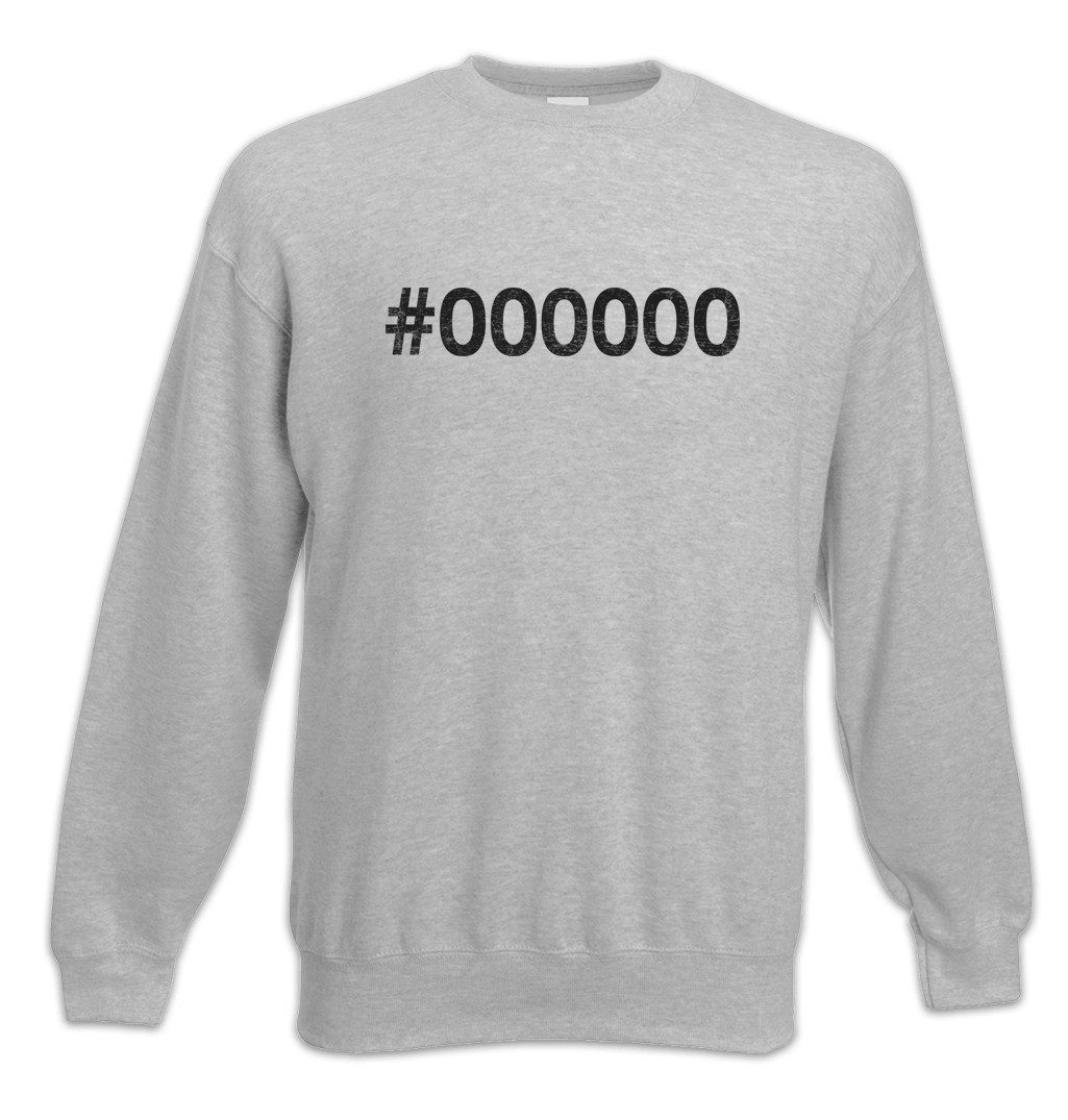 Sweatshirt Hex Black Sweatshirt #000000 Geek Nerd Fun Hacker Informatiker PC