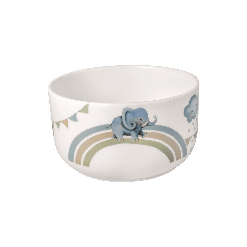 Villeroy & Boch Kinderschüssel Walk like an Elephant Kinder-Müslischale, Porzellan, (1-tlg), Premium Porcelain, mikrow.- & spülm.sicher, Made in Germany
