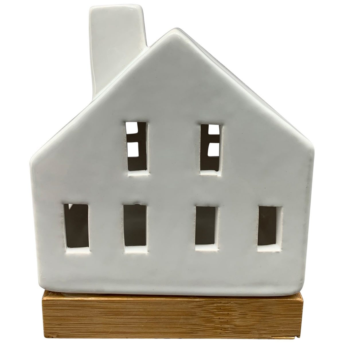 matches21 HOME & HOBBY Dekofigur Dekoobjekt LED Lichthaus, aus Porzellan We günstig online kaufen