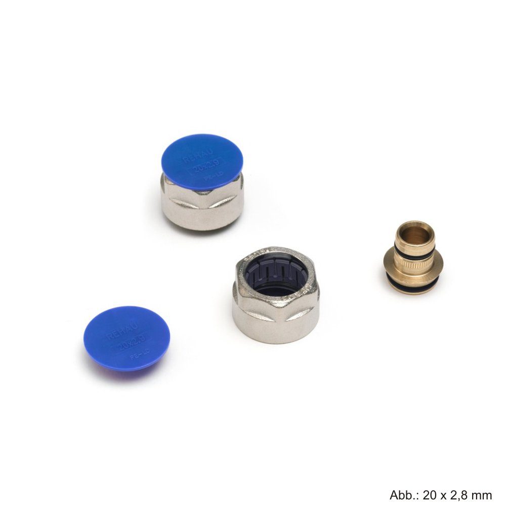Rehau Wasserrohr Rehau Rautitan Klemmringverschraubung flex, 20 x 2,8 mm, 2er Set