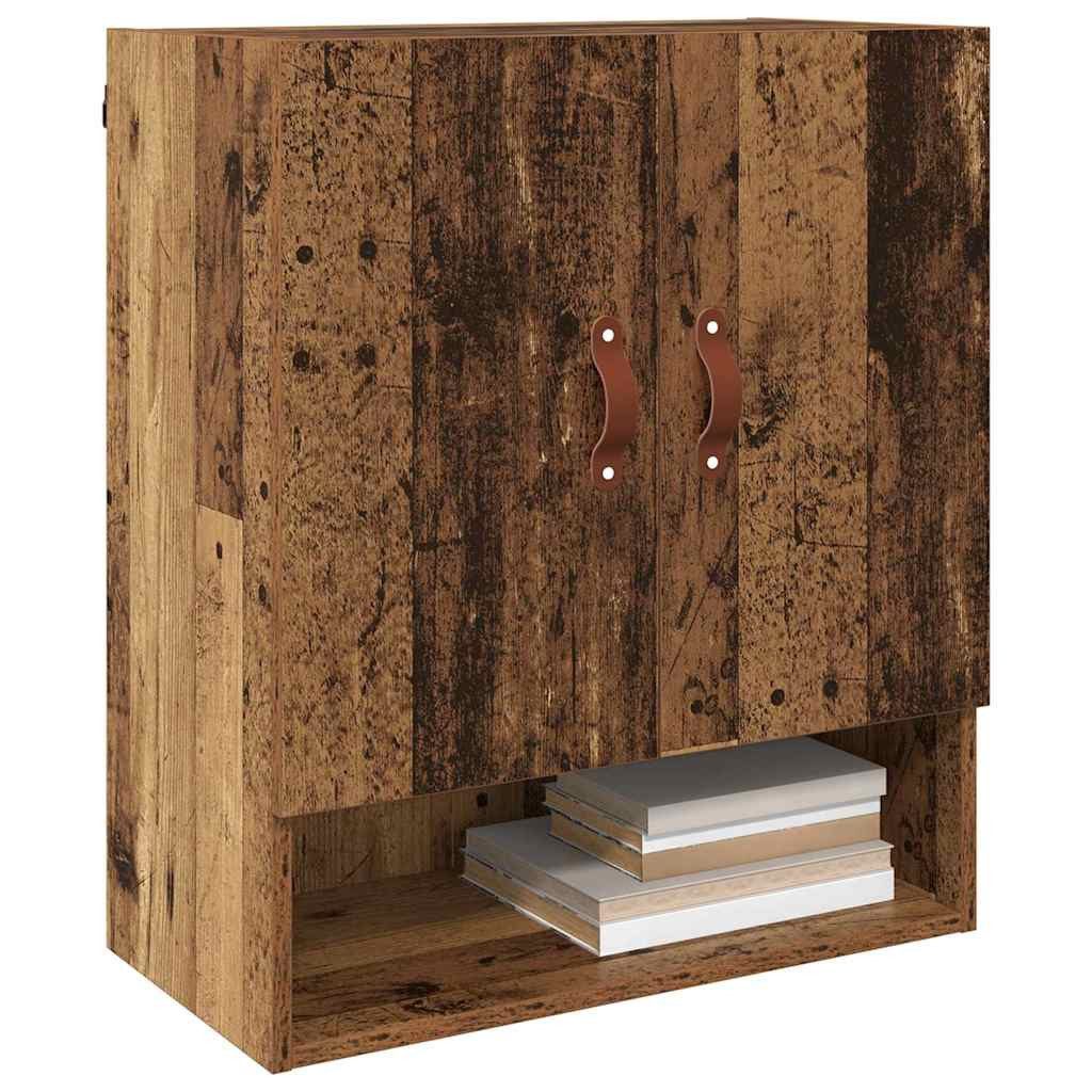 vidaXL Hängeschrank 60 x 31 x 70 cm Wandschrank Hängeschrank Wandmontiert Altholz 60x31x70