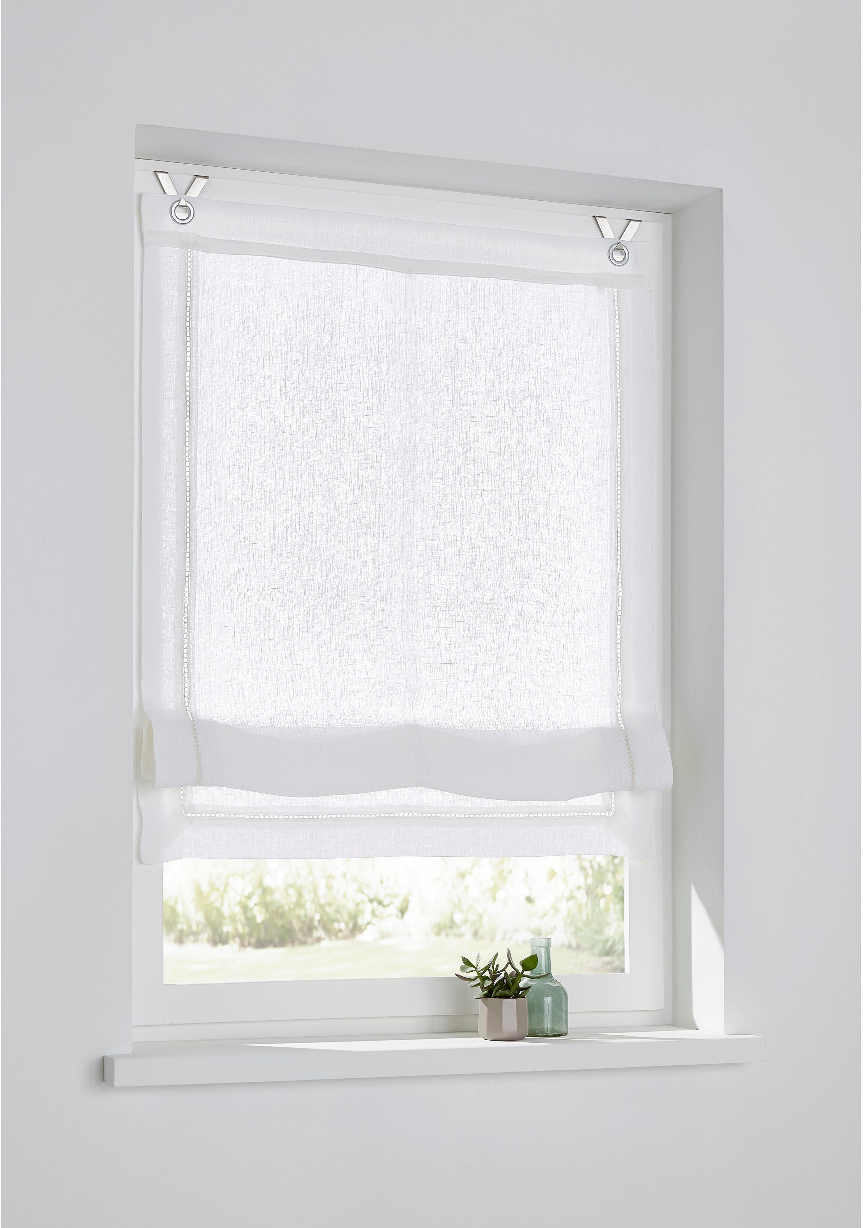 Kutti Raffrollo Hedda, mit Hakenaufhängung, ohne Bohren, freihängend, mit F günstig online kaufen