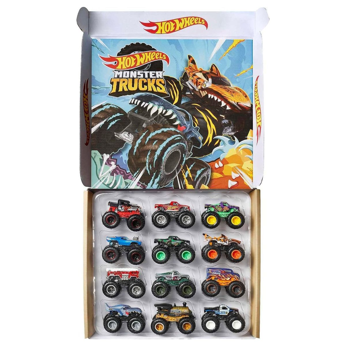 Mattel® Spielzeug-Monstertruck Mattel GGC61 - HotWheels - Monster Trucks - Die-Cast Fahrzeuge, 1:64