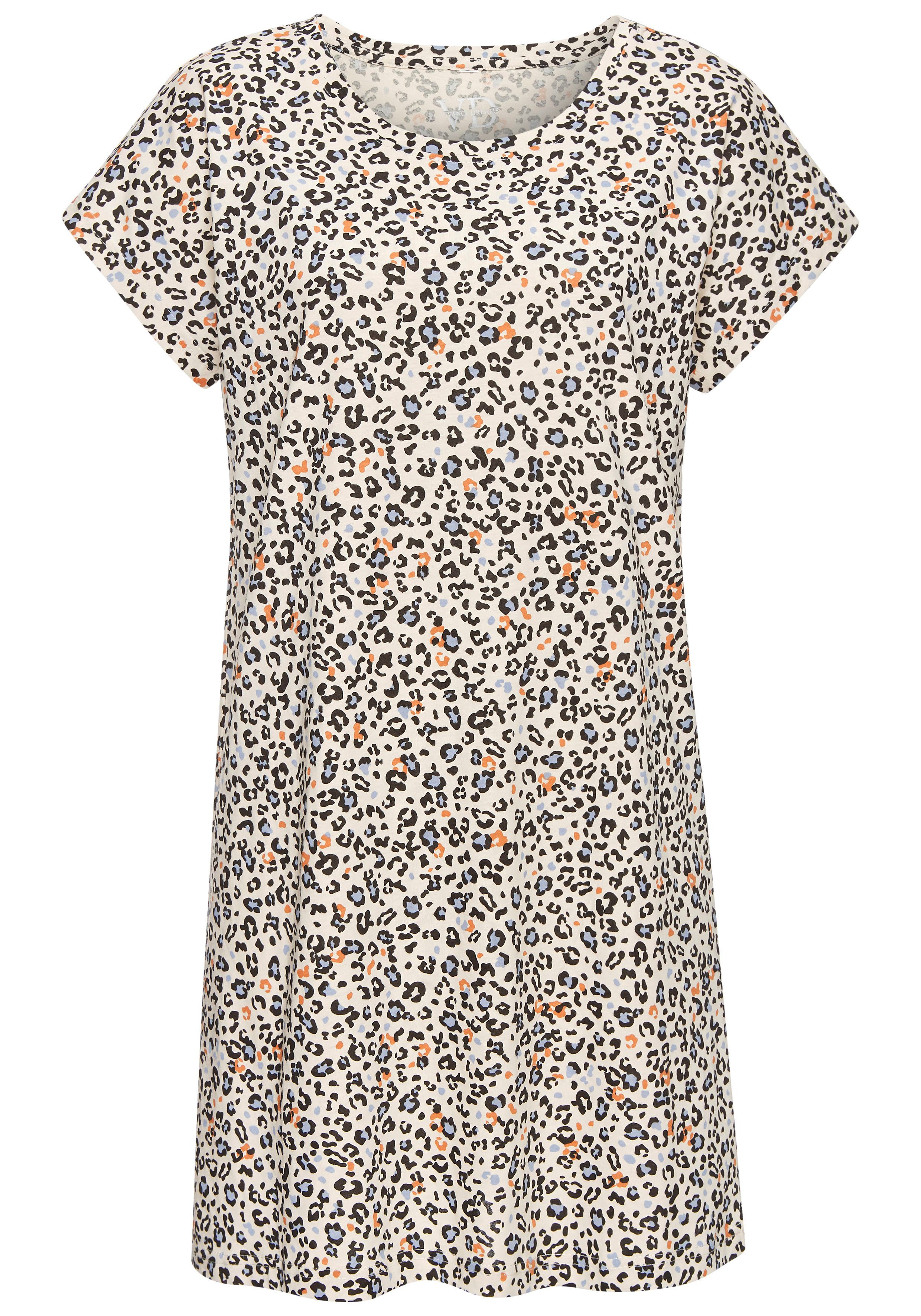 Vivance Dreams by Lascana Nachthemd mit schönem Animalprint