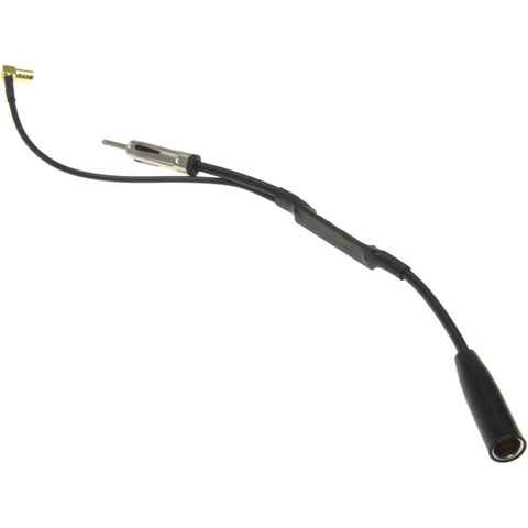 Auto-Antennen-Adapter DAB/UKW-Splitter DIN 150 Ohm, SMB-Stecker DA Autoradio-Scheibenantenne