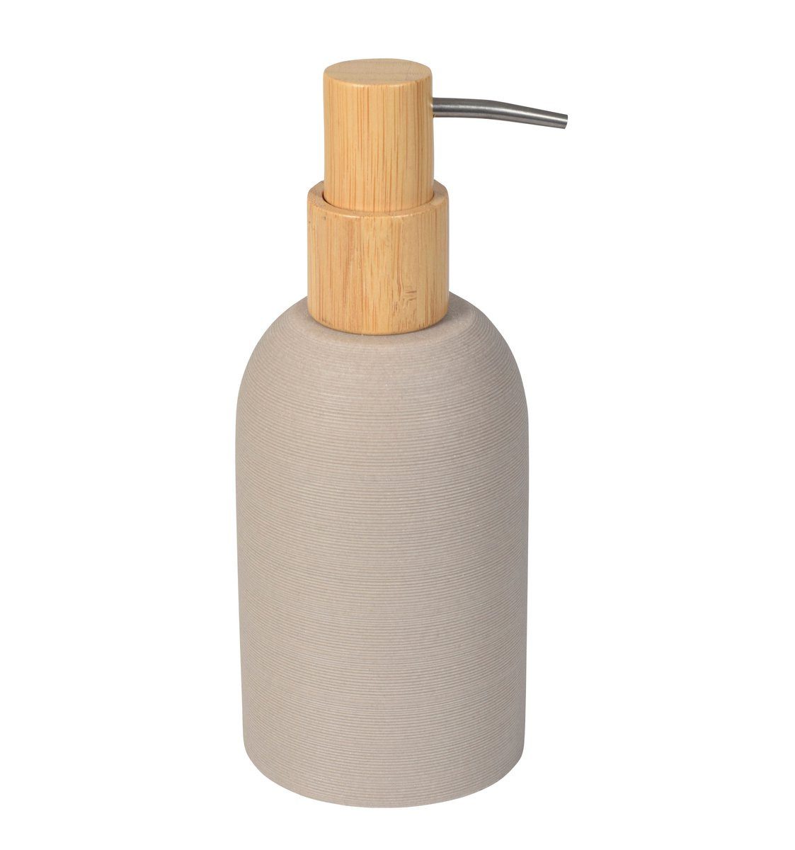 Sapho Seifenspender RIKO Stehender Seifenspender, Beige/Bambus, Sapho-8575