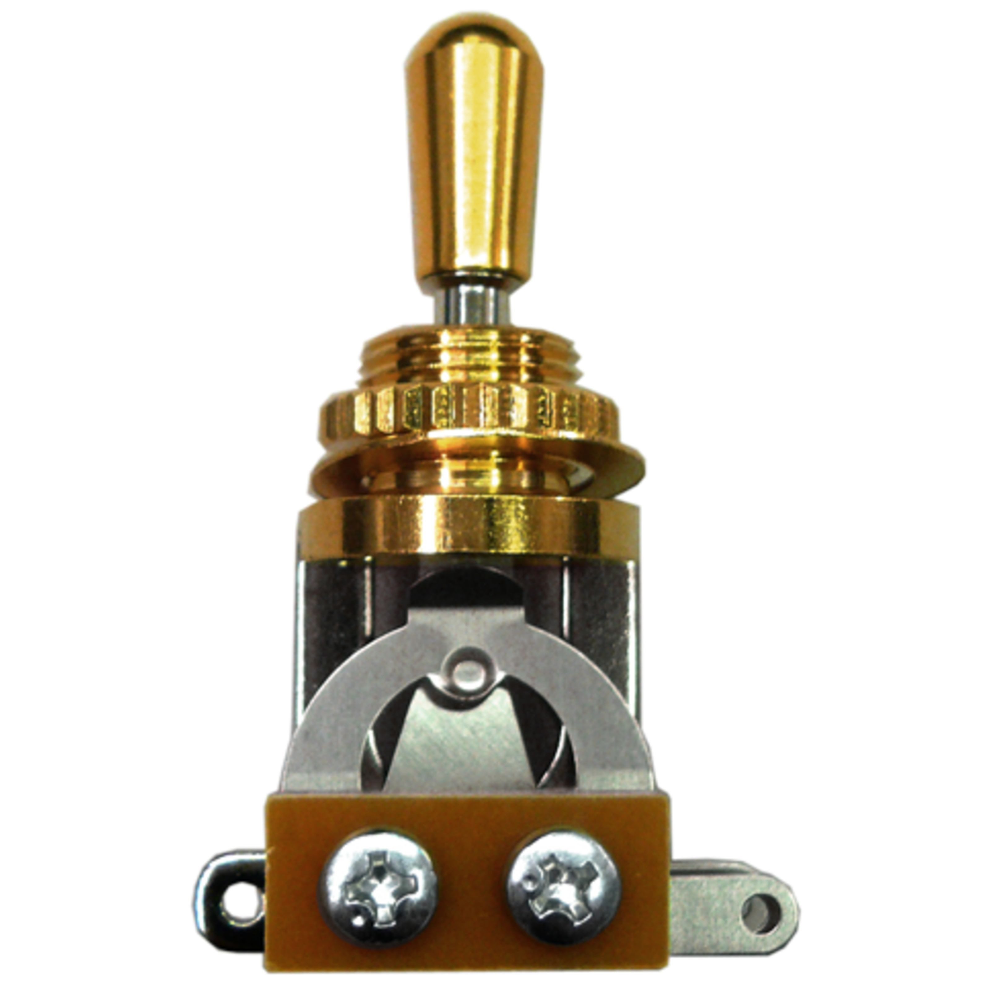 Göldo E-Gitarre, ersatzteile für Gitarren, Schalter für Gitarren, Toggle Switch Singlecut Style Gold (sichtbarer Teil) - Schalter für