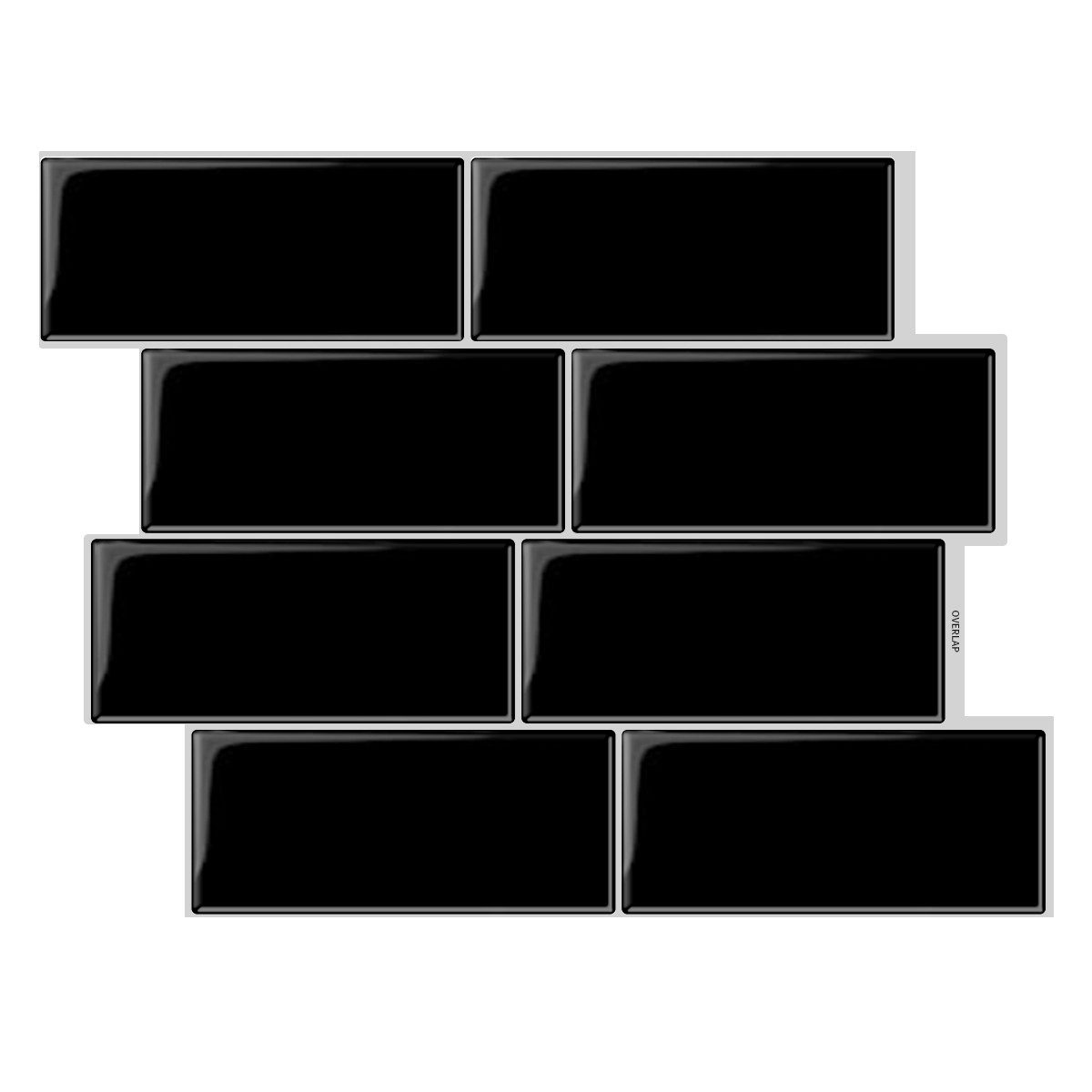 Minicloss Küchenrückwand selbstklebend Spritzschutz Küche 3d Wandpaneele 29.36 x 21.3cm, (10-tlg), Fliesenaufkleber