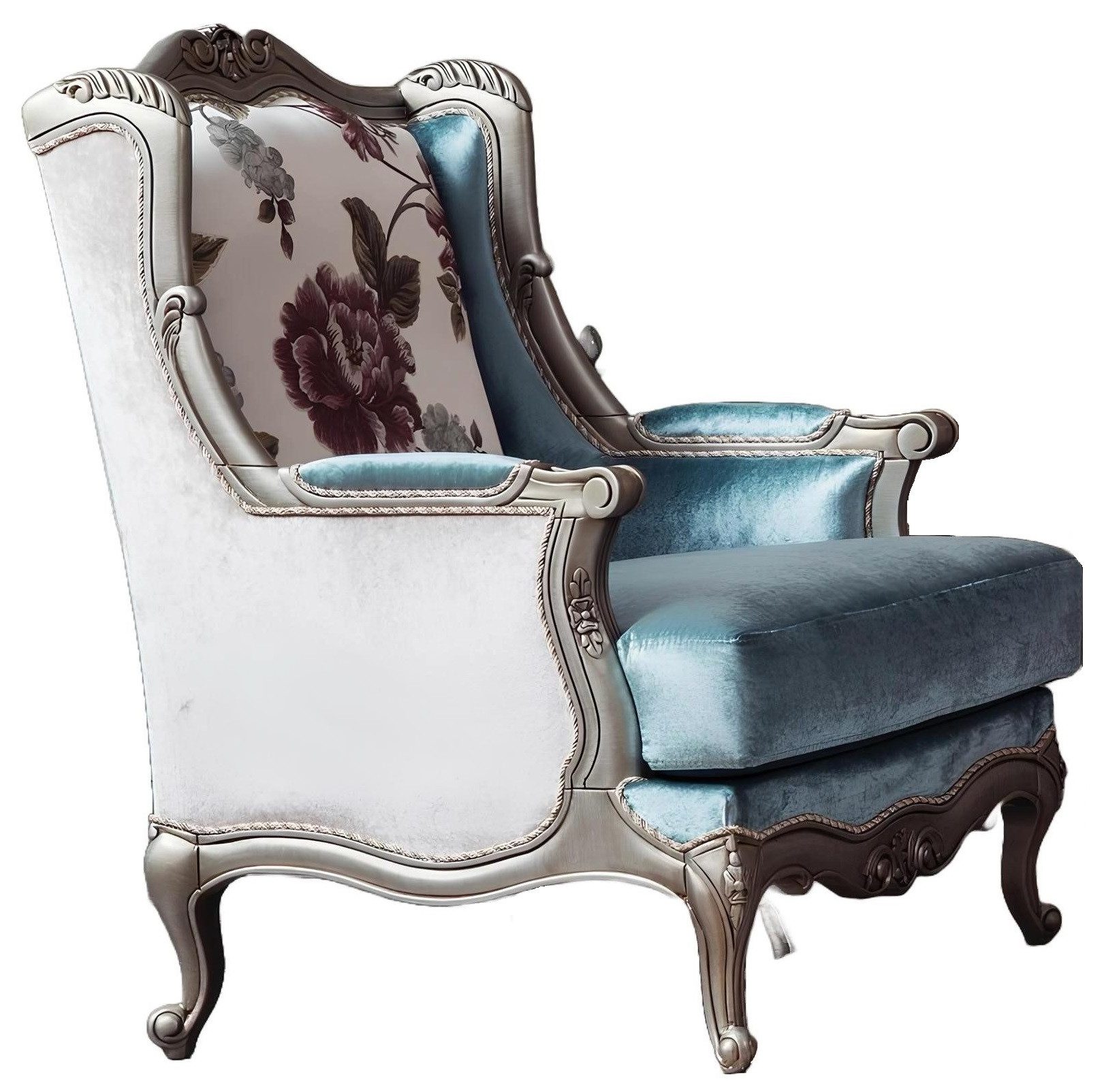 Xlmoebel Ohrensessel Eleganter Sessel mit hochwertigem Textilbezug und bequemer Polsterung (Sessel), Hergestellt in Europa