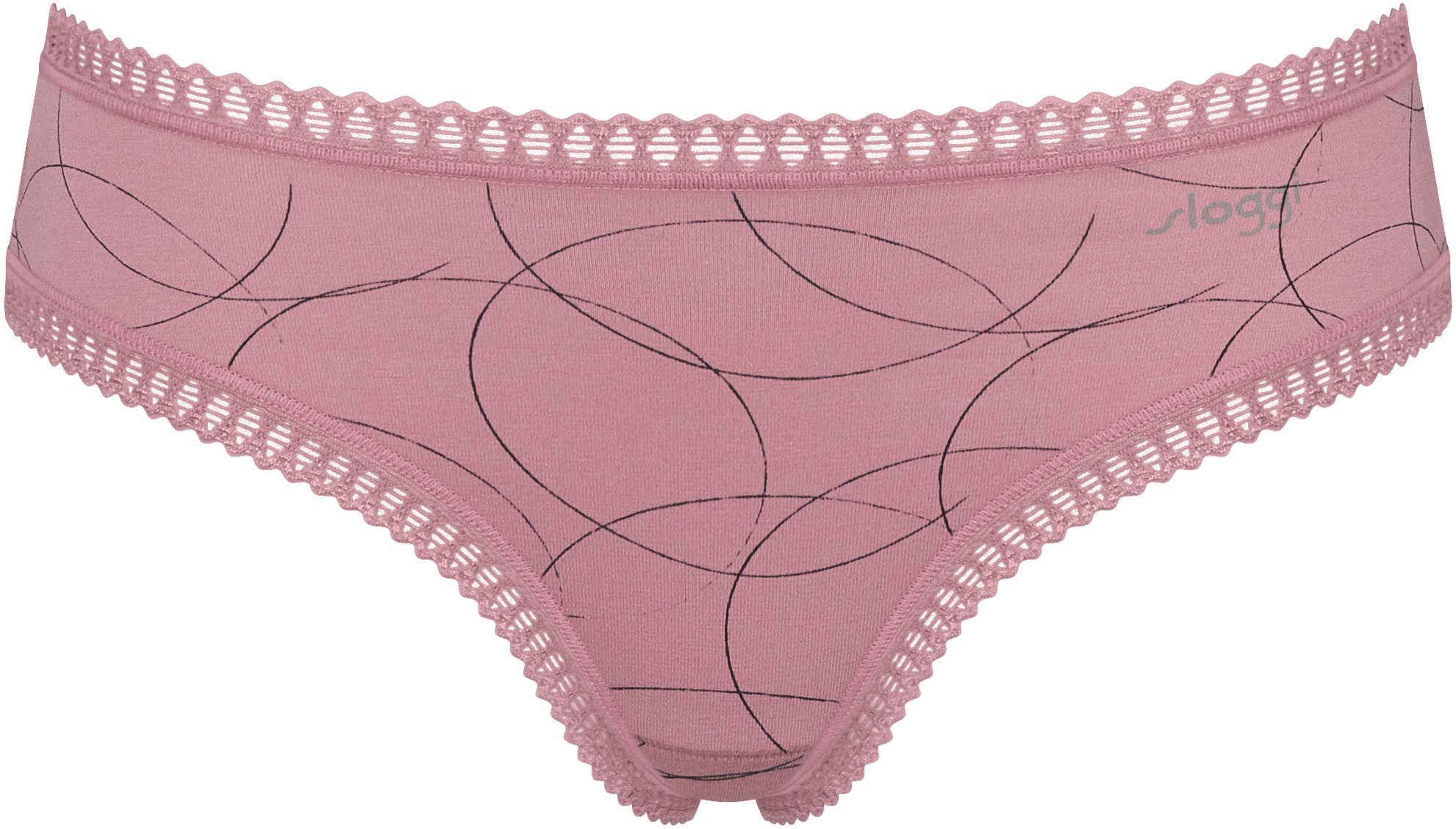 sloggi Hipster GO Crush (3er Pack) mit Spitzendetails, Multipack