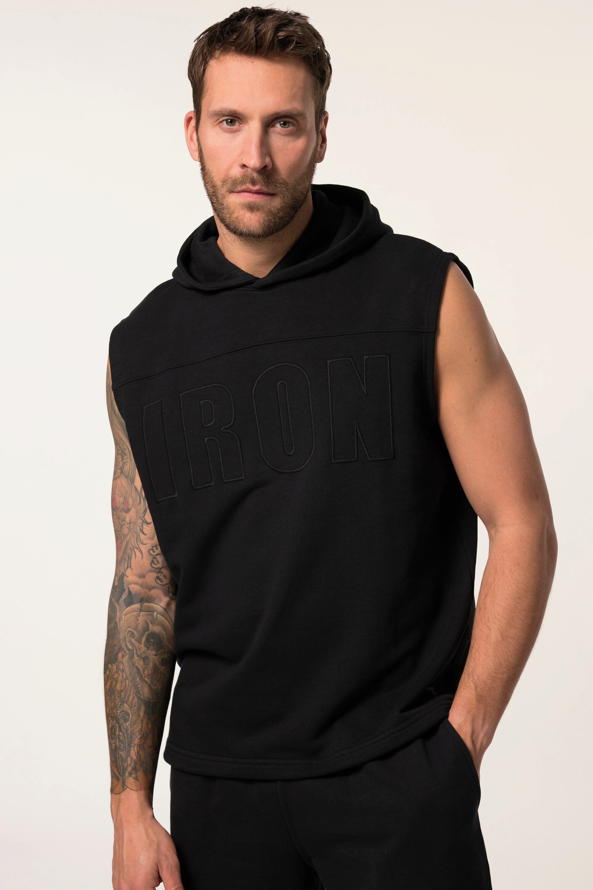 JP1880 Sweatshirt Hoodie Bauchfit Fitness ärmellos Kapuze günstig online kaufen