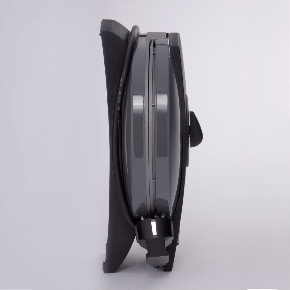 Cloer Waffeleisen Cloer 1625 Waffelautomat für perfekte Waffeln dunkelgrau., 930.0 W