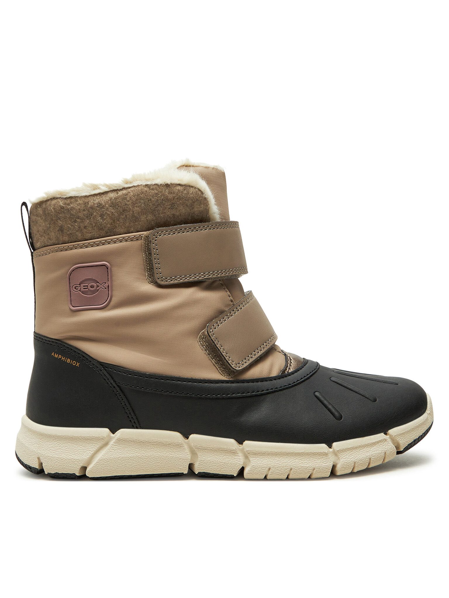 Geox Schneeschuhe J Flexyper Girl B Ab J46APC 054FU C0533 S Beige Schnürschuh