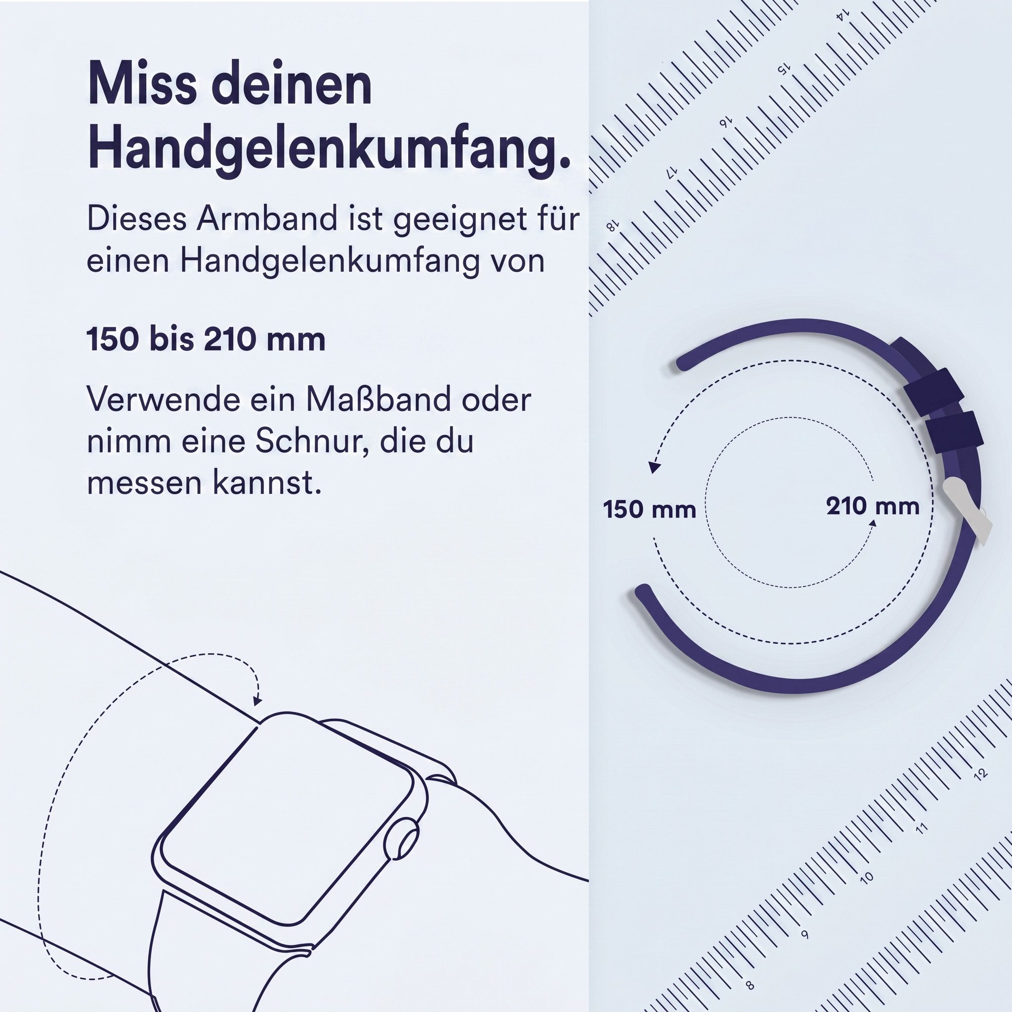 imoshion Smartwatch-Armband imoshion Nylonarmband - Universelle 20 mm Anschluss - Rosa – Bild 2 von 5