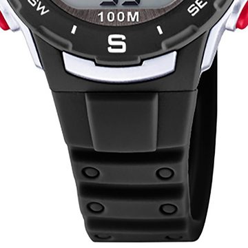 CALYPSO WATCHES Digitaluhr Calypso Unisex Uhr Digital Sport K5801/6, Damen, Herrenuhr rund, mittel (ca. 35mm) Kunststoffarmband, SportStyle