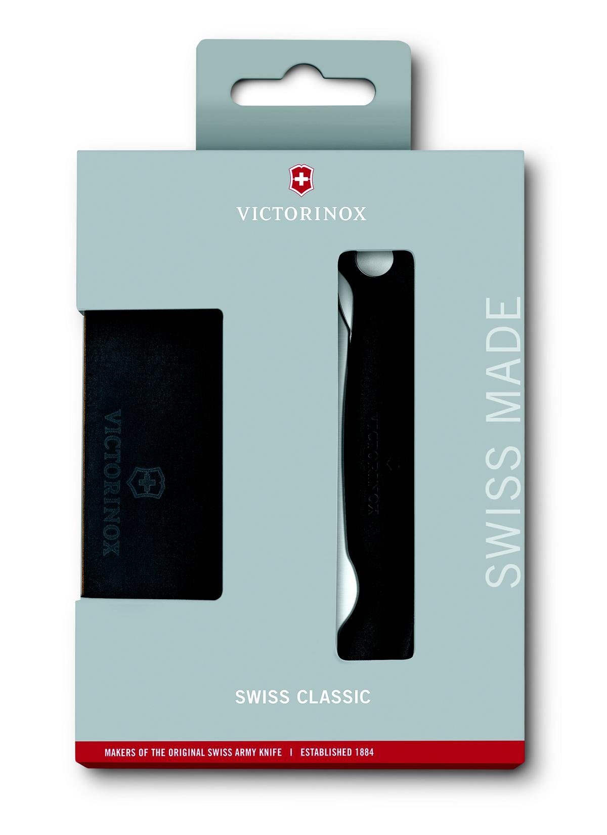 Victorinox Classic 2-teilig, Schneidebrett-Set, Swiss schwarz Taschenmesser