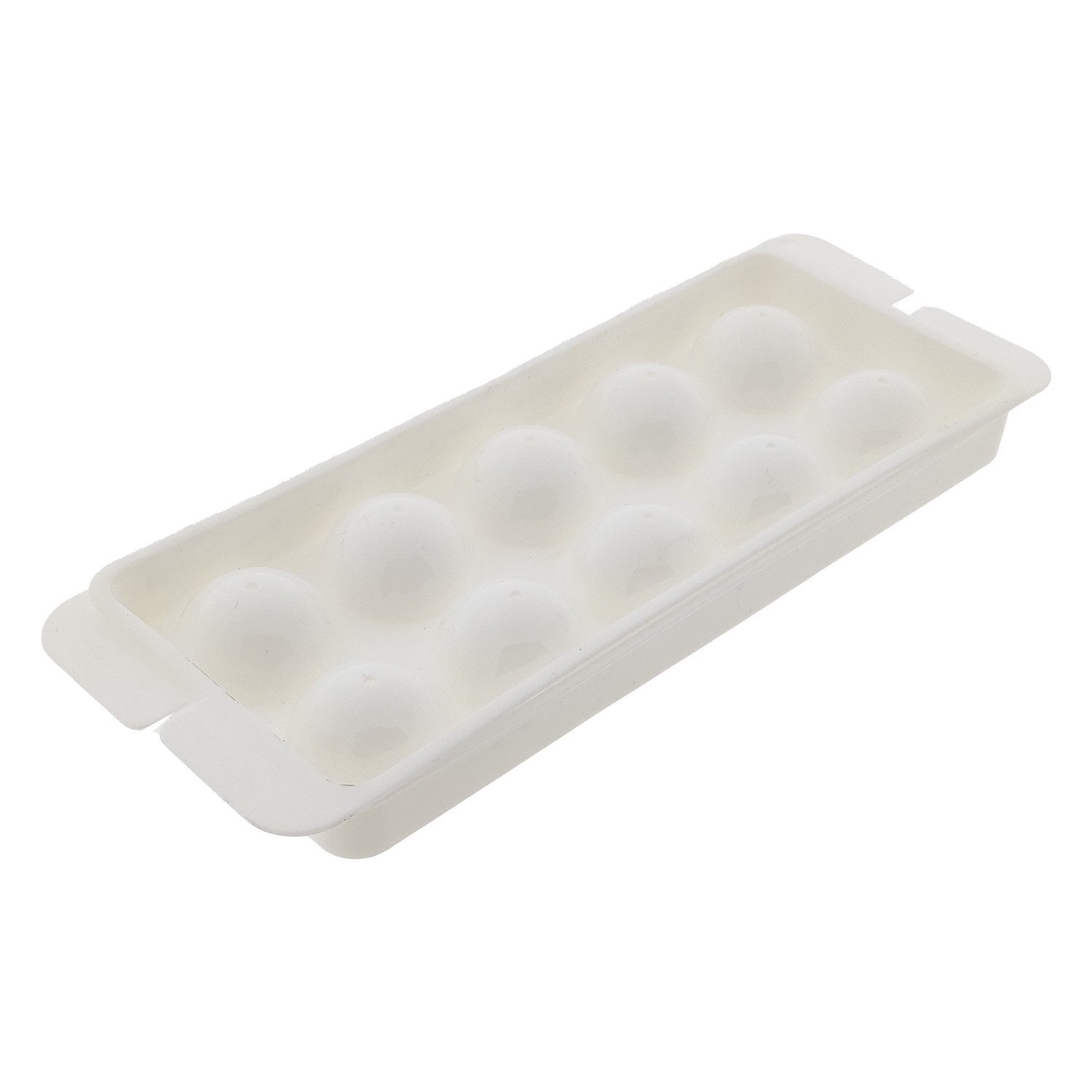 Top Ten Eiswürfelform Eiswürfelbehälter Kugel 10er, 32mm, Transparent, (Stück 1-tlg), Eiswürfel Zubereiter Kugel Eiswürfel Form Eiswürfel Kugel