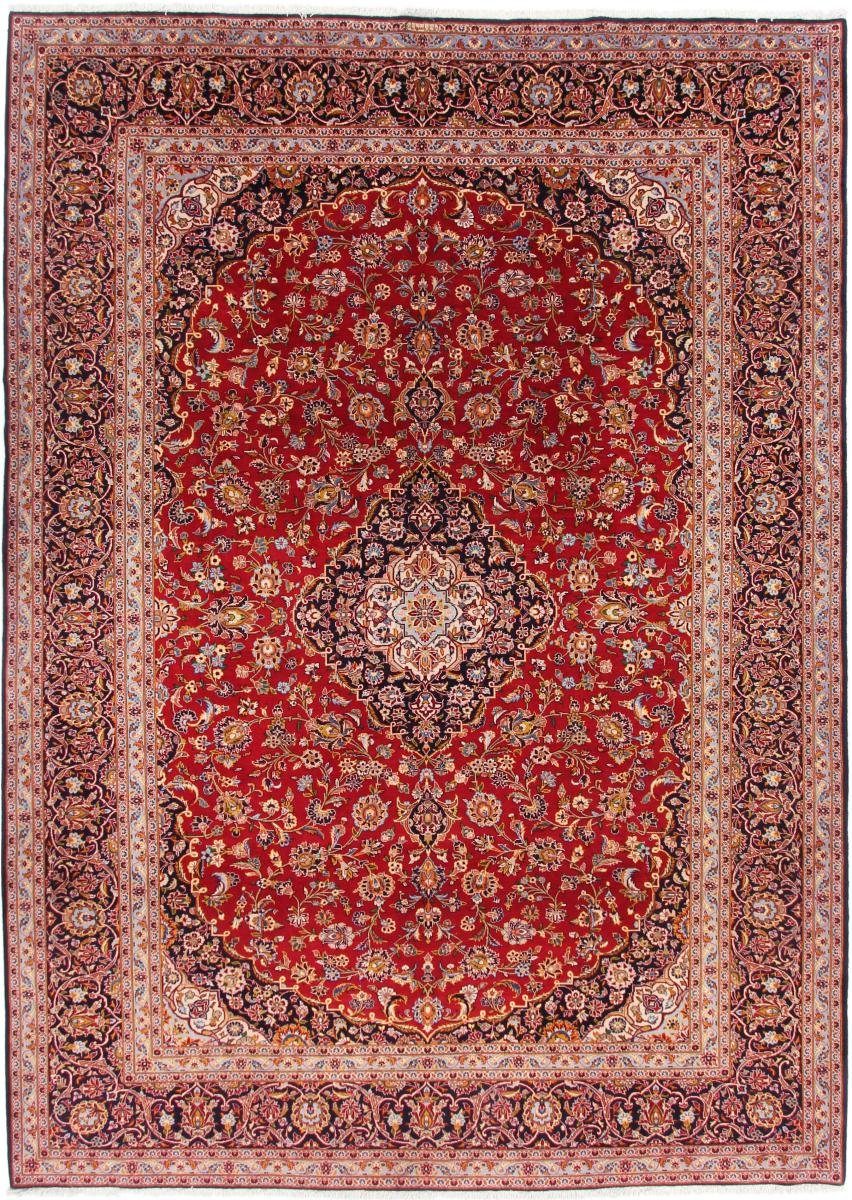 Orientteppich Keshan 272x368 Handgeknüpfter Orientteppich / Perserteppich, Nain Trading, rechteckig, Höhe: 12 mm