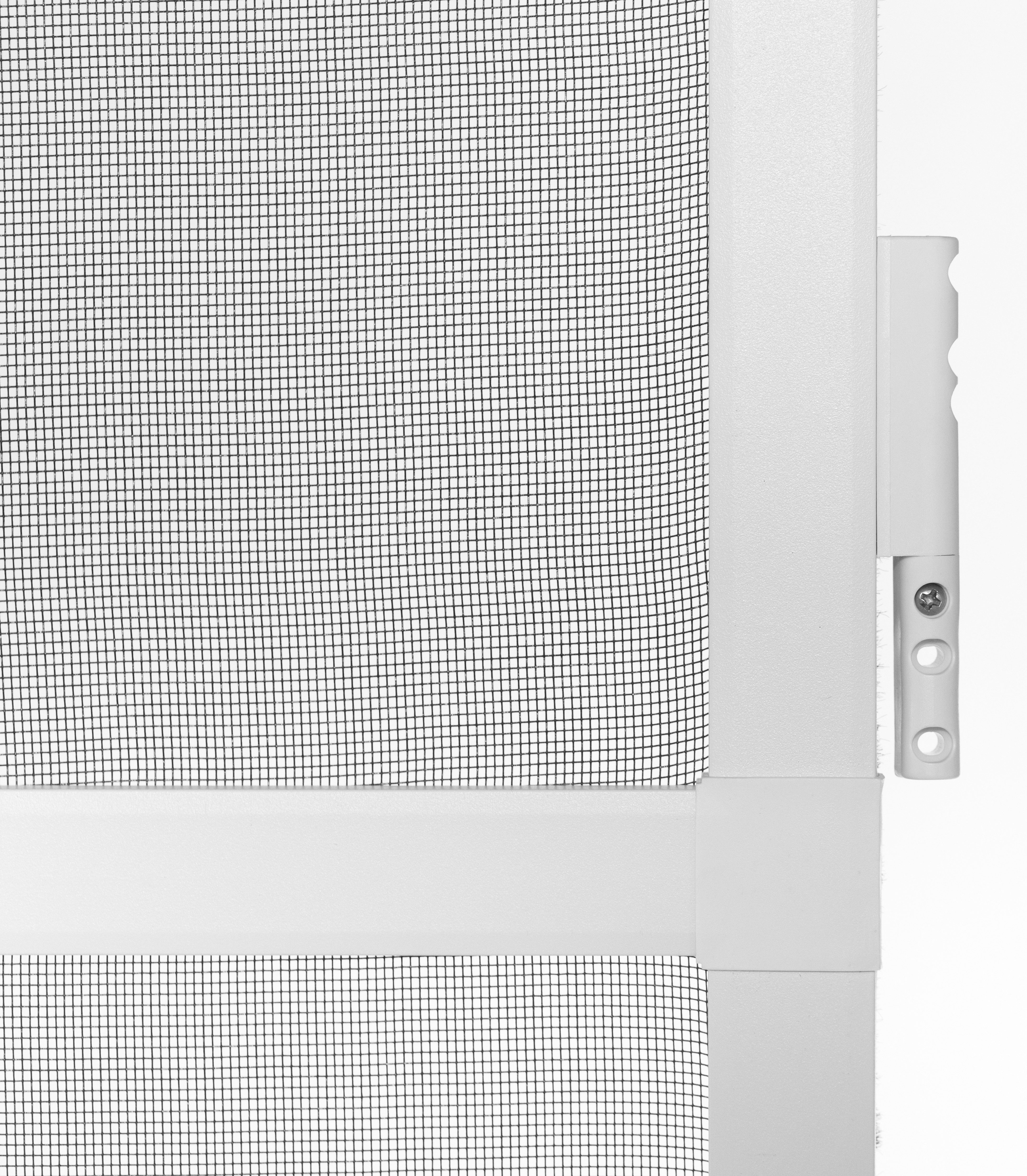 SCHELLENBERG Insektenschutz-Tür Plus für Balkontüren und Terrassentüren, (Set, 1-St), Fliegengitter mit Rahmen, 100 x 210 cm in weiß und anthrazit