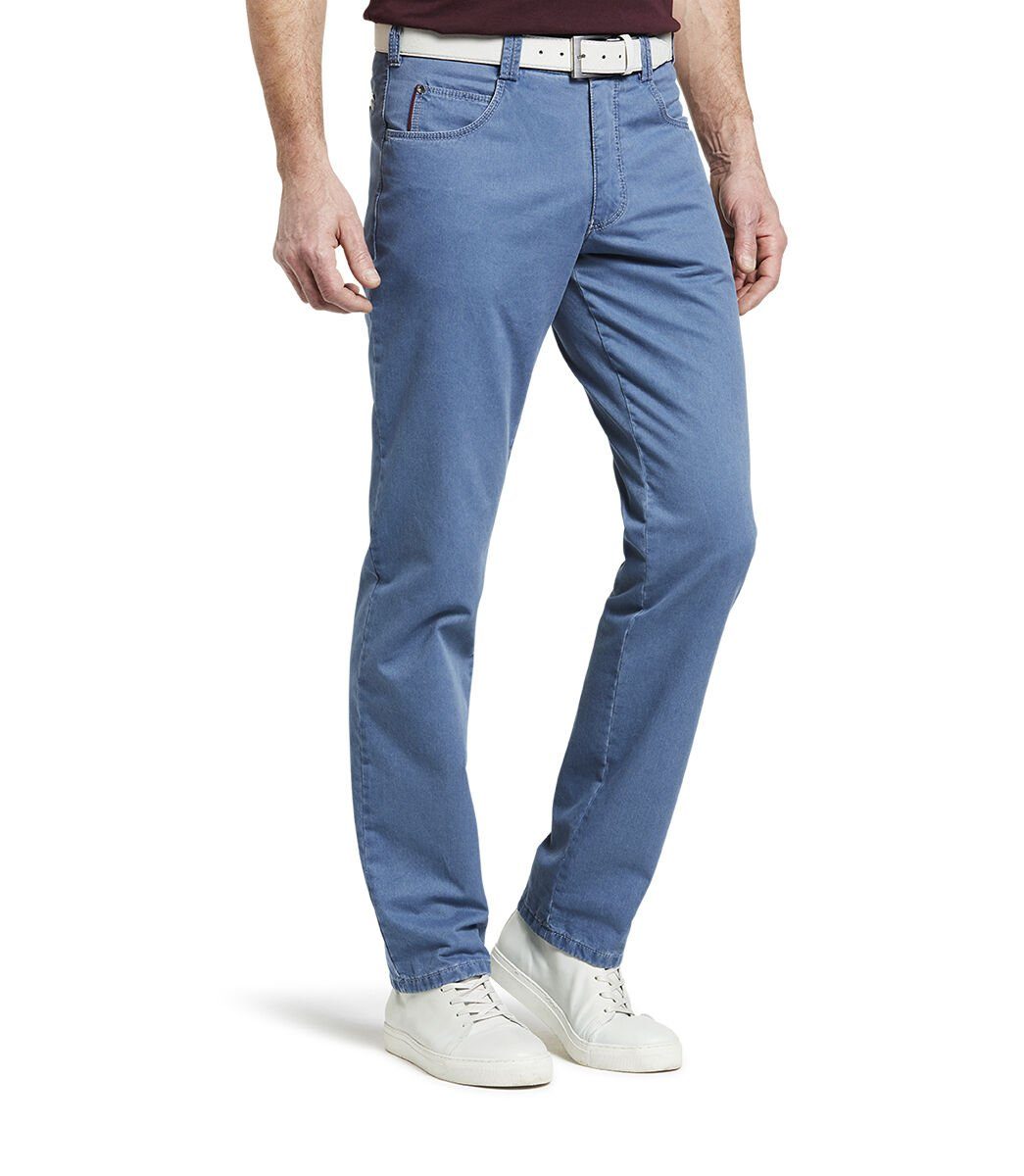 blau mit 'Diego' MEYER Chinohose Stretch-Dehnbund