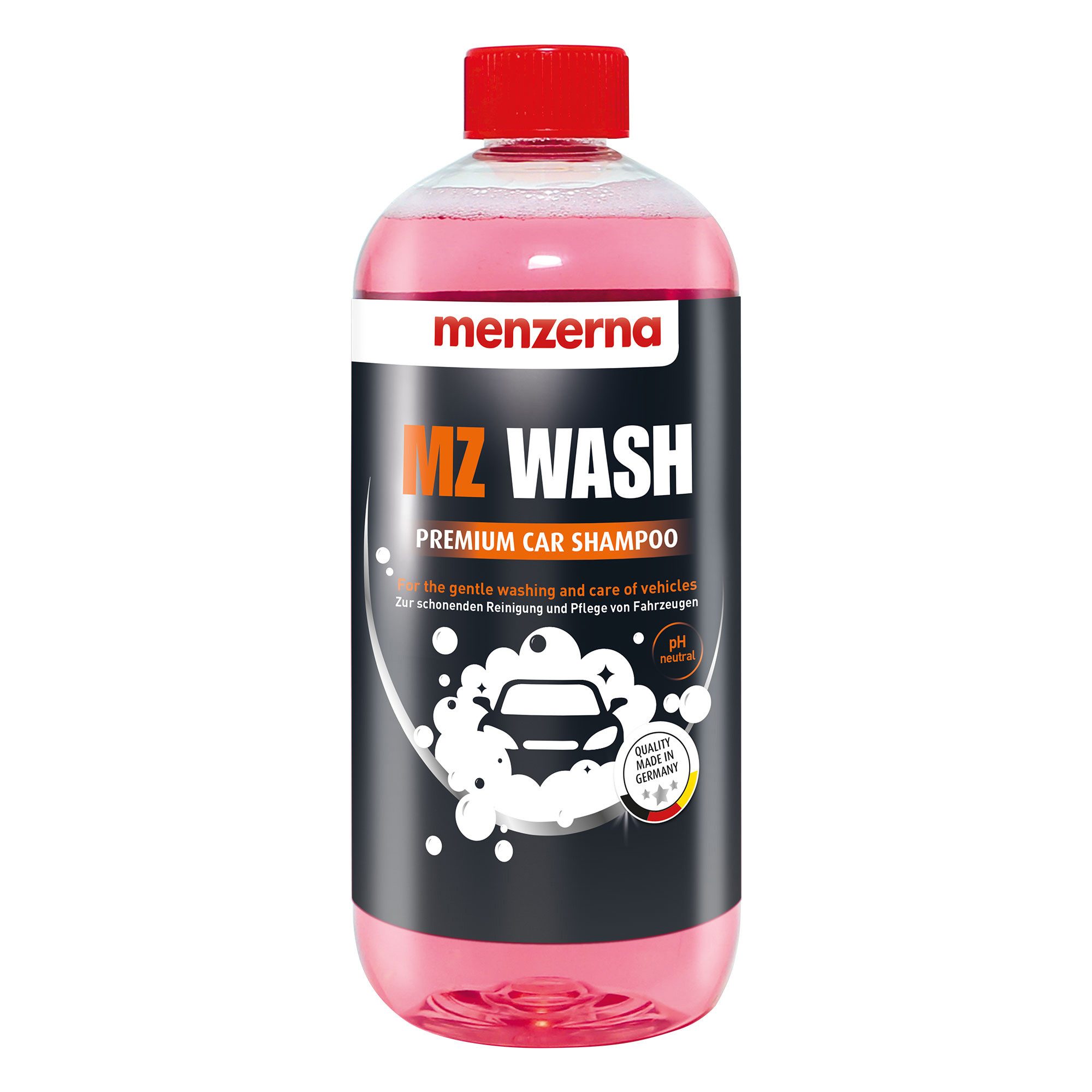 detailmate Auto Waschhandschuh Waschset - Garage Freaks + Autoshampoo Menzerna Auto-Reinigungsmittel (Autowäsche - Reinigungs Set - Mikrofaser - Auto Reinigung)