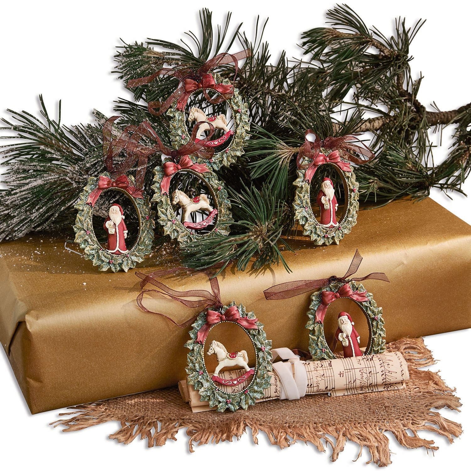 Mirabeau Christbaumschmuck Anhänger 6er Set Chaignes bunt, none