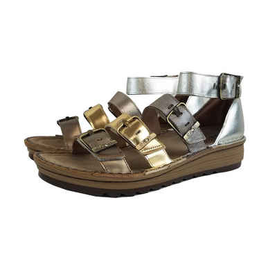 NAOT Naot Begonia metallic Damen Sandalen Schuhe Leder lose Einlage 19864 Sandalette