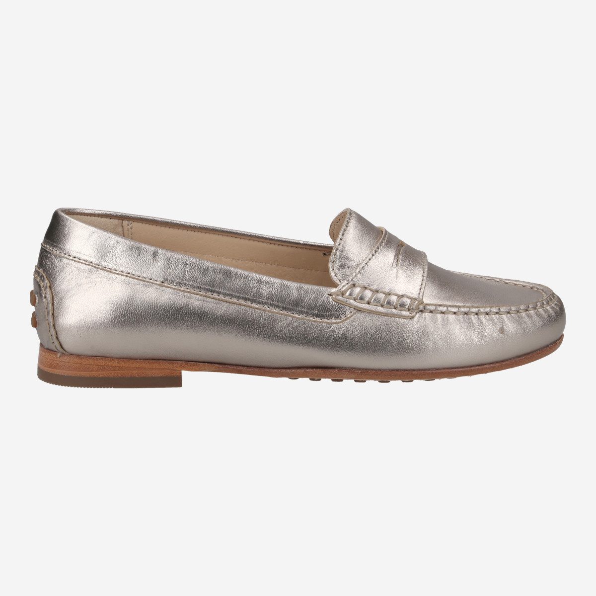 Sioux 40213 BORINKA-700, Slipper & Mokassin in Gold-Metallic für Damen Slipper