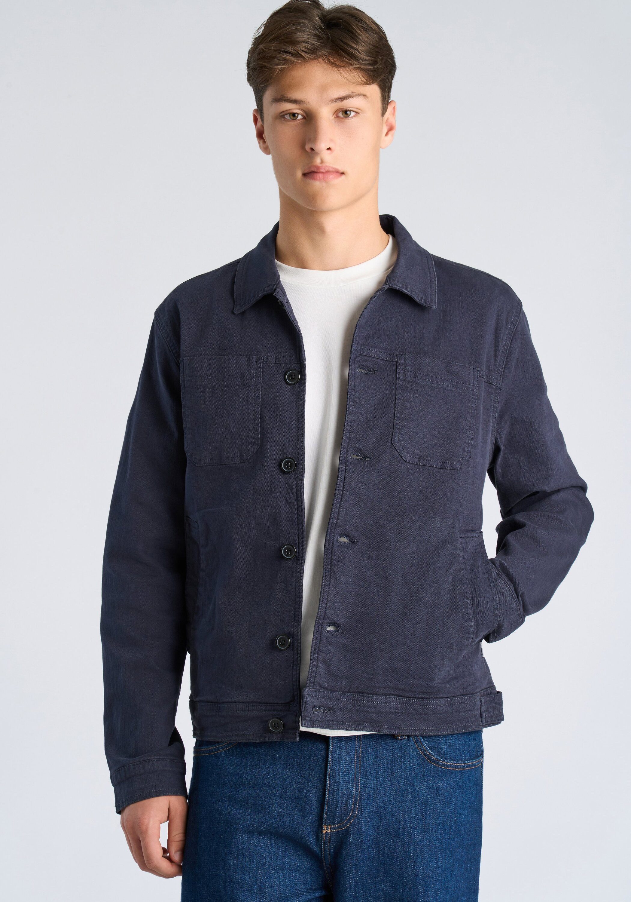 LINDBERGH Hemdjacke Hemdjacke Relaxed Fit