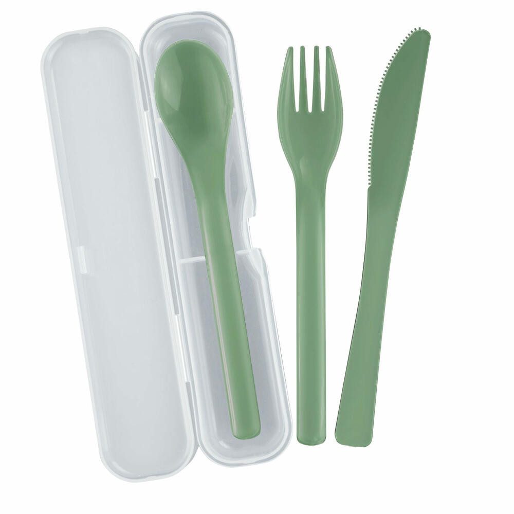 WESTMARK Besteck-Set 2 Sets je 3-teilig – praktisches Besteck-Set mit Messer, Gabel und, Kunststoff (PP) – Bild 2 von 5
