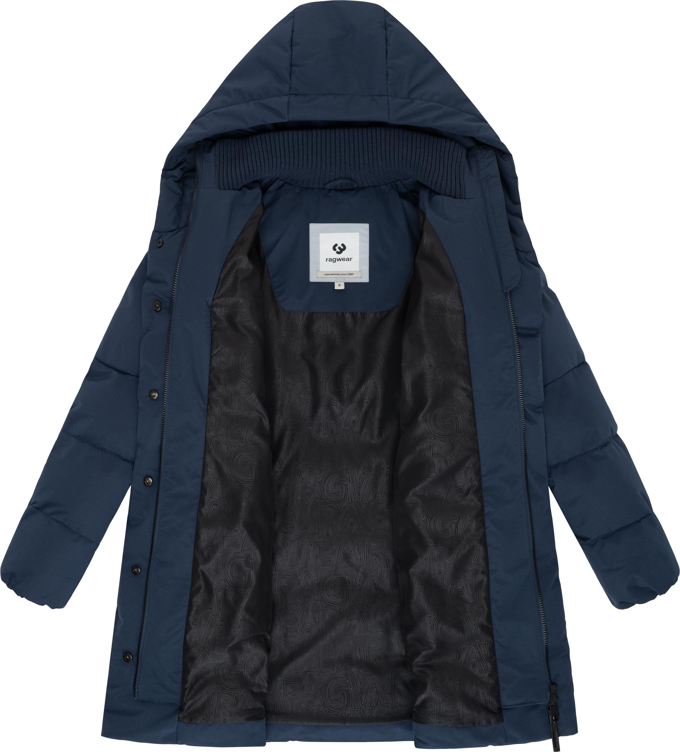Ragwear Steppmantel Niani YOUMODO Warmer Wintermantel mit hohem Kragen und Kapuze – Bild 5 von 5