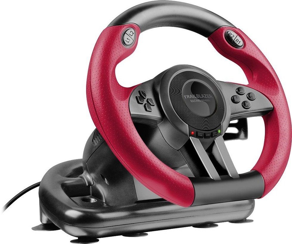 Speedlink TRAILBLAZER Racing Wheel Gaming-Lenkrad (für PS3/PS4, Xbox Series X/S/One, Switch und PC)