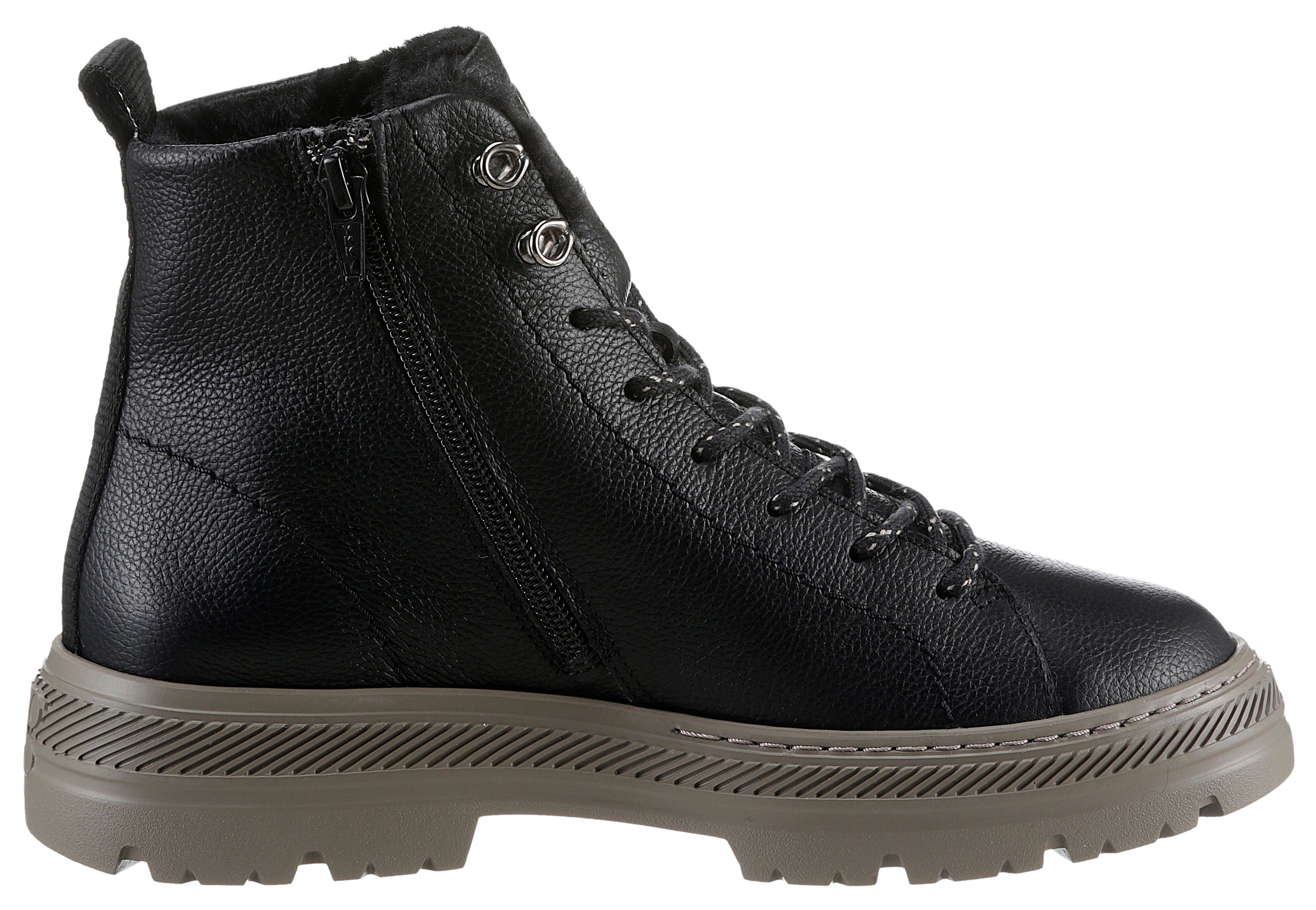 Paul Green Winterboots black extra leichter (17001757) Synthetiklaufsohle mit