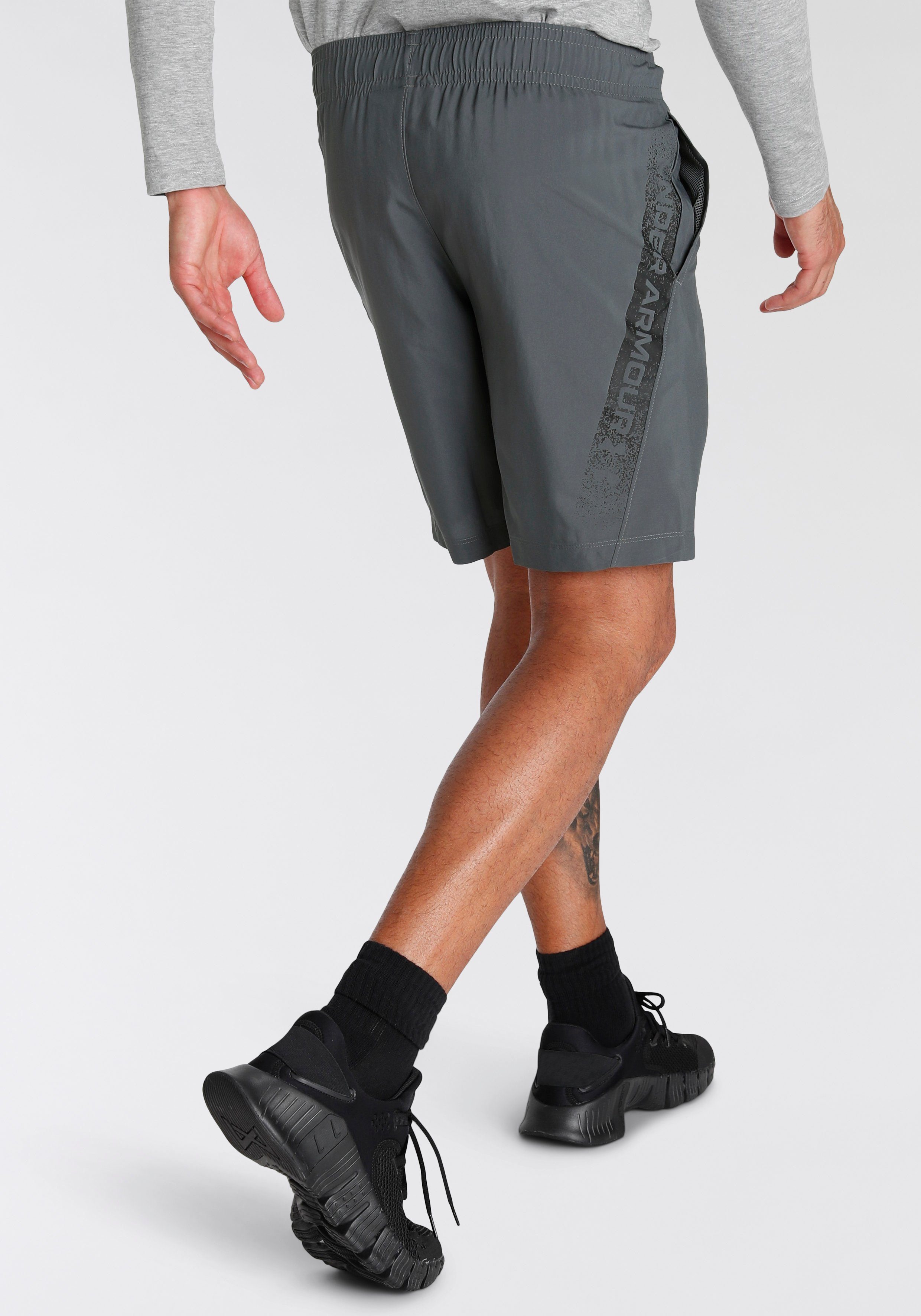 WOVEN grau UA SHORTS Under GRAPHIC Armour® Shorts