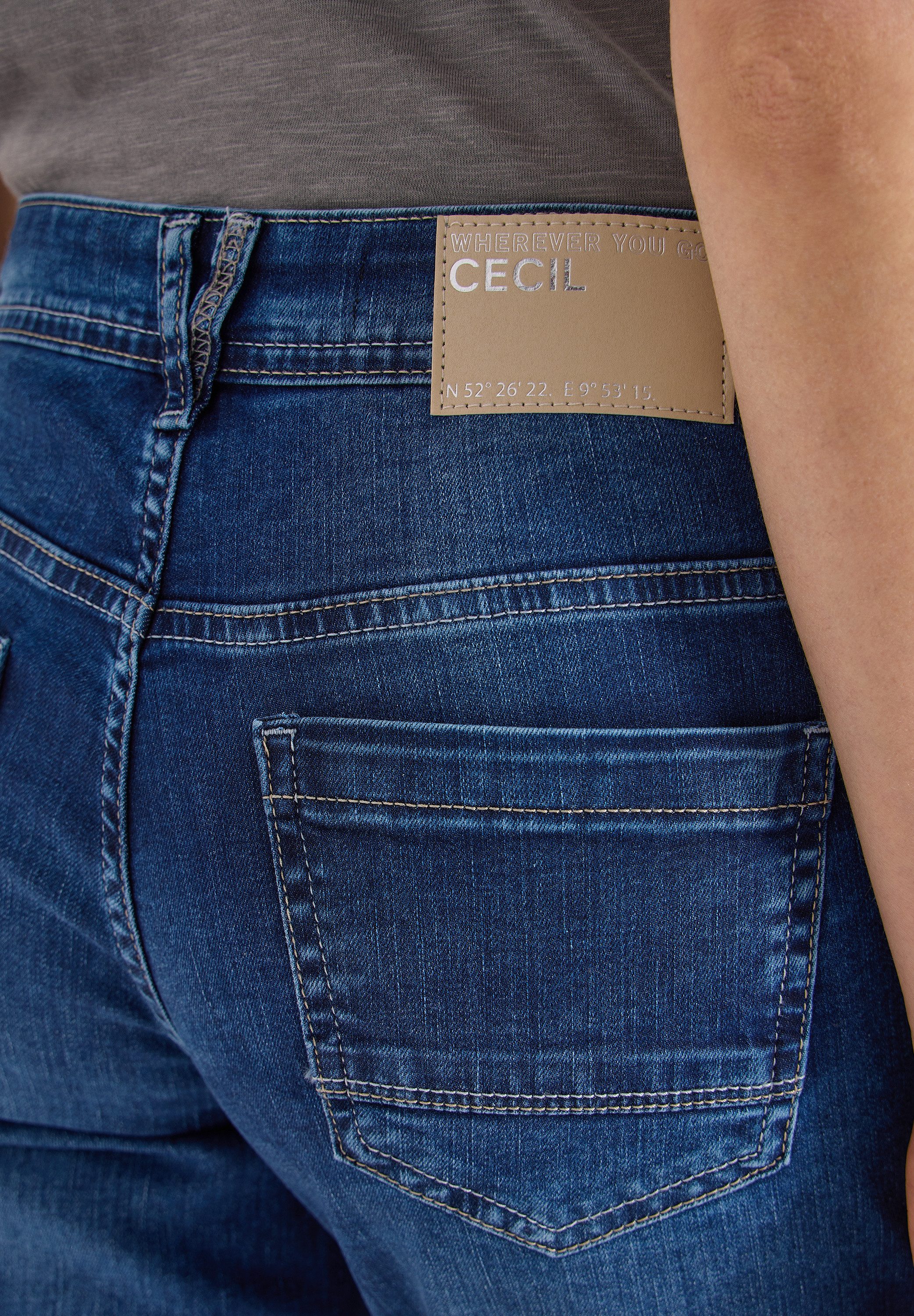 CECIL 3/4-Jeans Style Scarlett im Casual Fit und mit Stretch