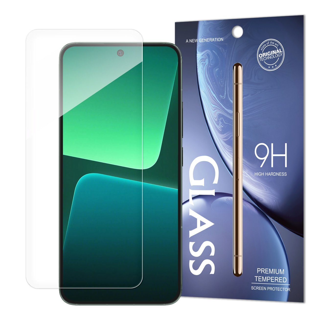 Displayschutzglas Schutzglas 9H für Xiaomi 14 Displayschutzfolie Passgenau Glas