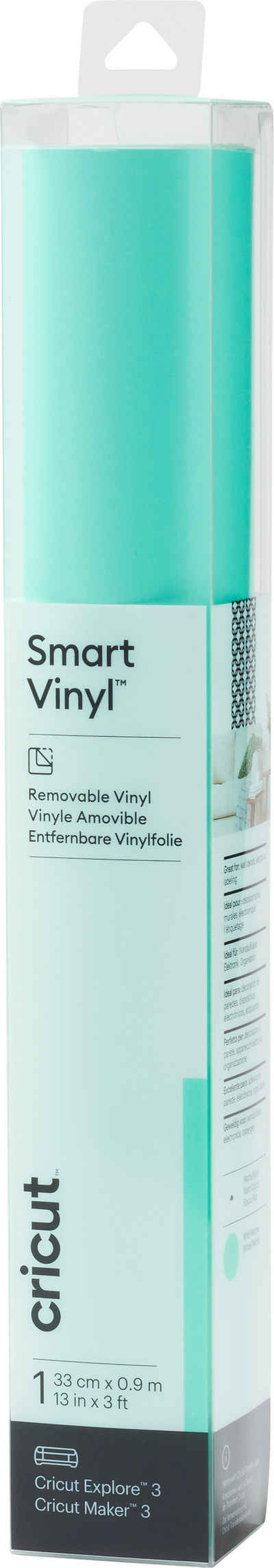Cricut Dekorationsfolie Vinylfolie Smart Vinyl Removable, selbstklebend 90 cm x 33 cm