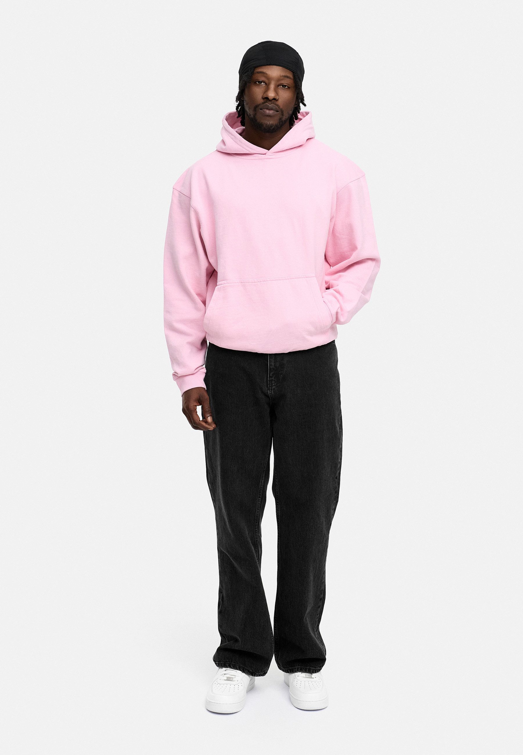BEHYPE STUDIOS Hoodie IM OVERSIZE FIT Herren Cord-less Kapuzenpullover lockeres Kapuzen-Sweatshirt Sweater