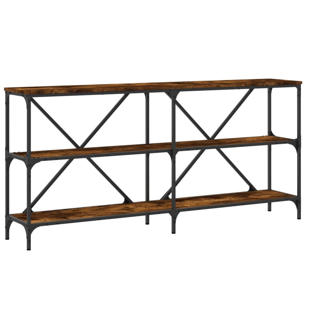 vidaXL Beistelltisch Konsolentisch Räuchereiche 160x30x75 cm günstig online kaufen
