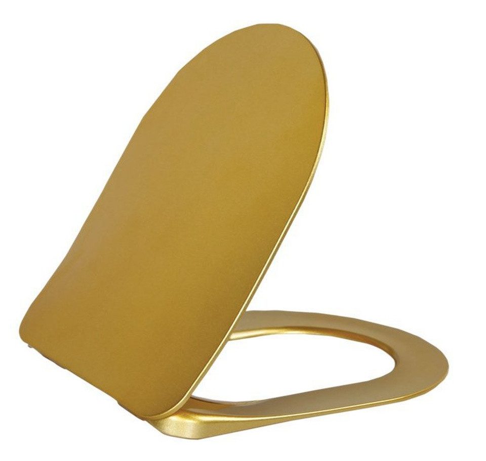 Creavit WC-Sitz PAULA WC-Sitz, SLIM, Soft Close, Gold, Creavit-KC0903