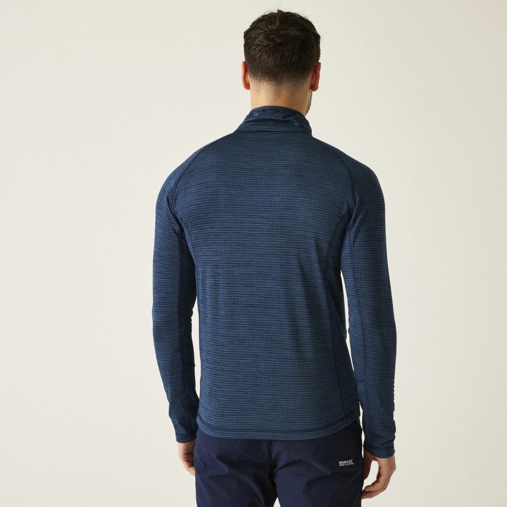 Regatta Langarmshirt Regatta Yonder II Fleece mit halblangem Reißverschluss für Herren – Bild 2 von 5