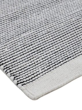 Läufer Mona, carpetfine, rechteckig, Höhe: 5 mm, Wendeteppich aus Wolle/Baumwolle