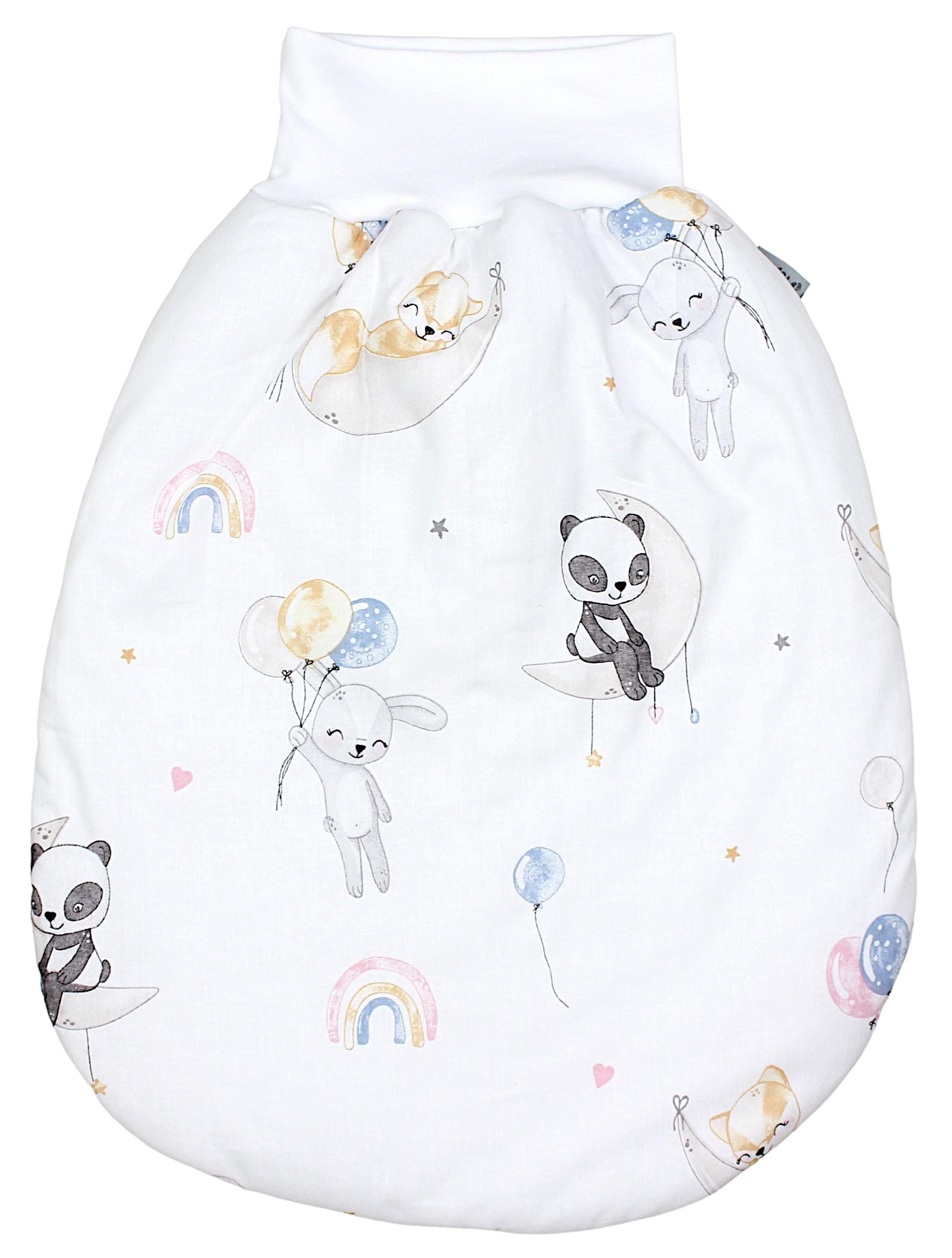 TupTam Babyschlafsack Baby Strampelsack Schlafsack Winterschlafsack für Mädchen Jungen Tiere / Luftballons / Mond