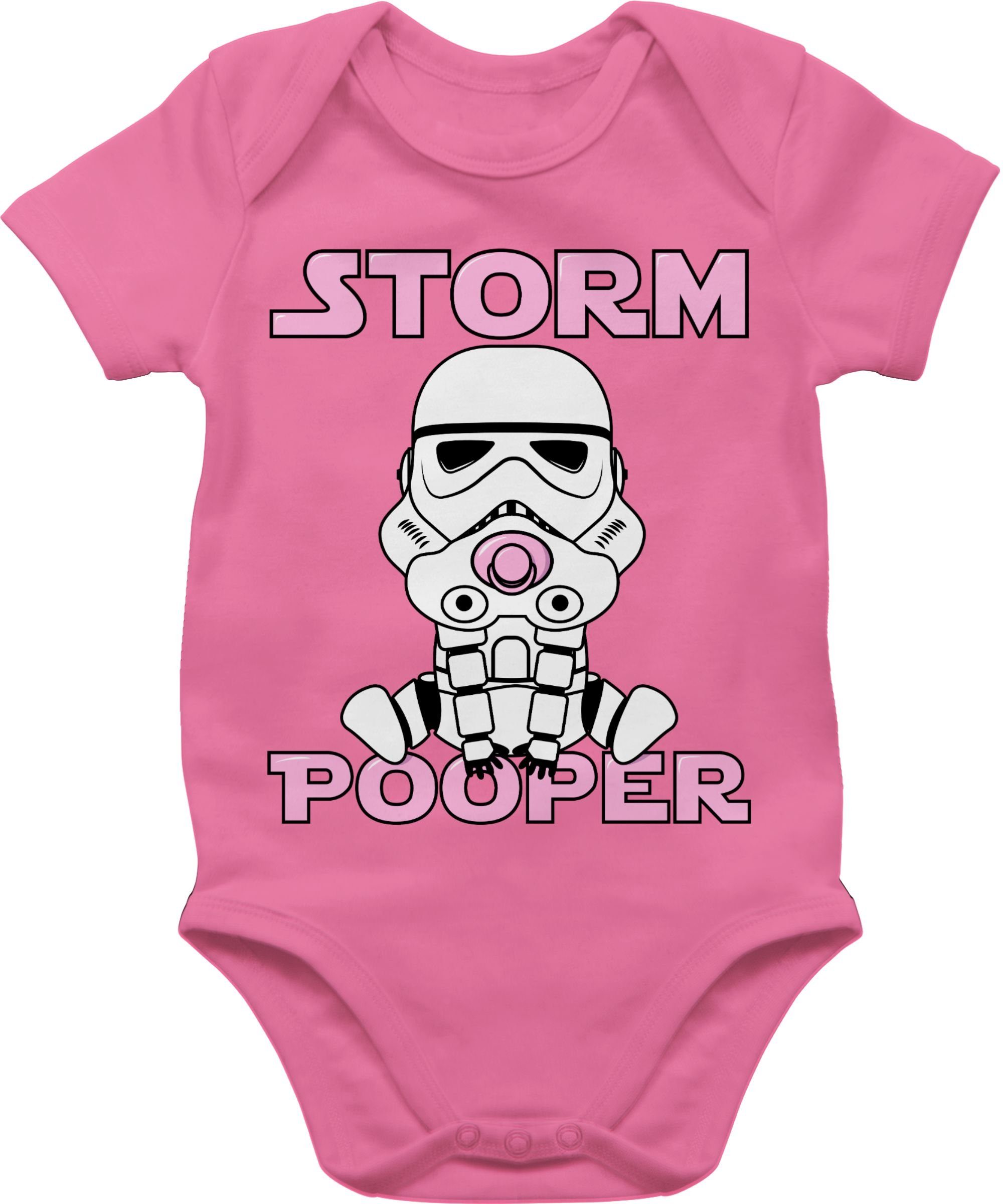 Shirtracer Shirtbody Storm Pooper I Sprüche Baby